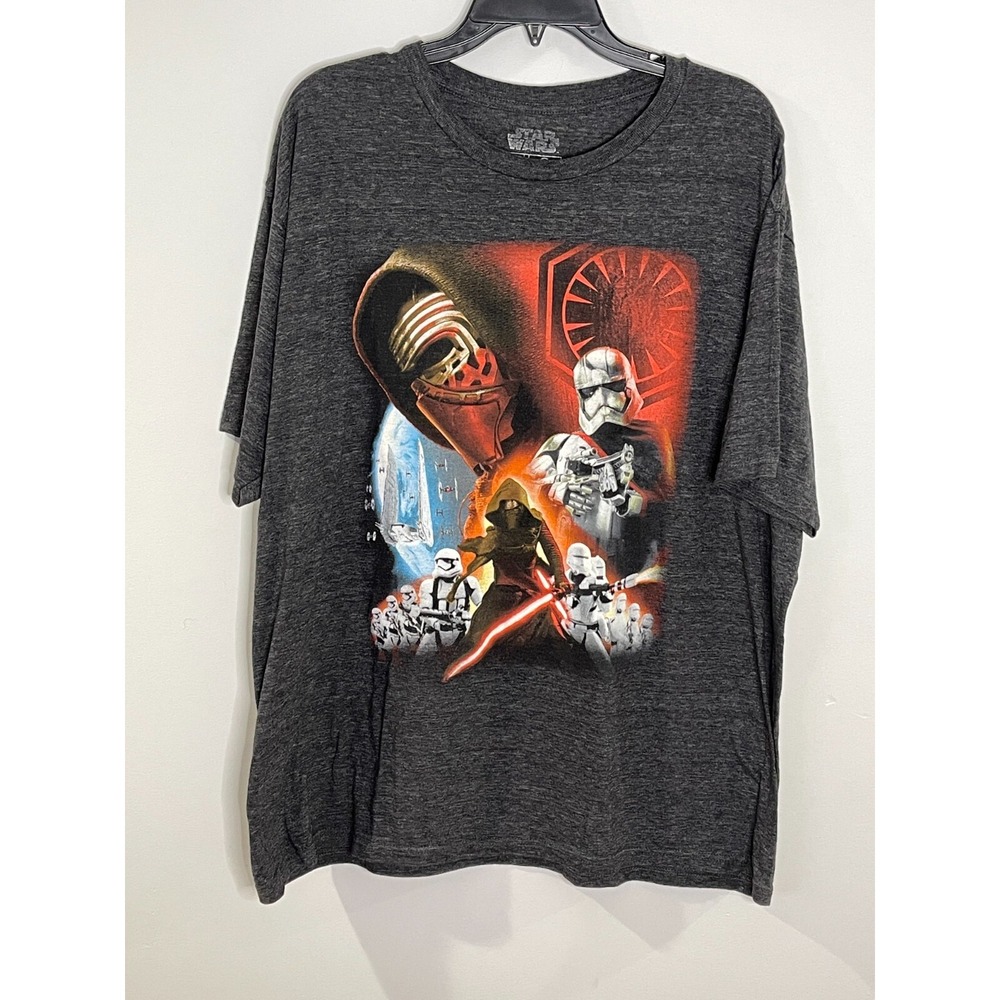 Star Wars Mens Episode VII Galactic Rule Short Sleeves TShirt Color Black 2XL